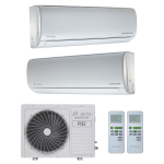 JR Airco Multisplit inverter airconditioning 2 x 12.000btu 2 x 3,5kw