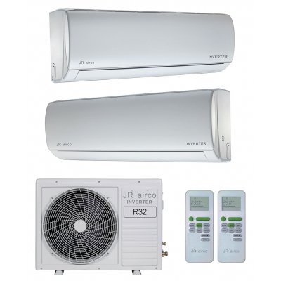 JR Airco Multisplit inverter airconditioning 2 x 12.000btu 2 x 3,5kw